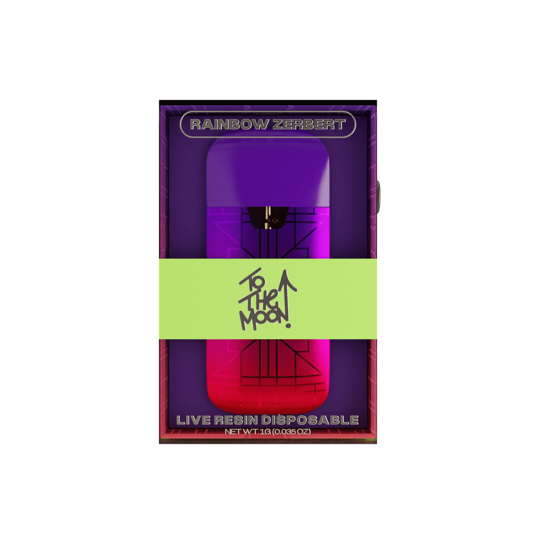 Rainbow Zerbert - Live Resin Disposable - 1g - To The Moon | Treehouse Cannabis