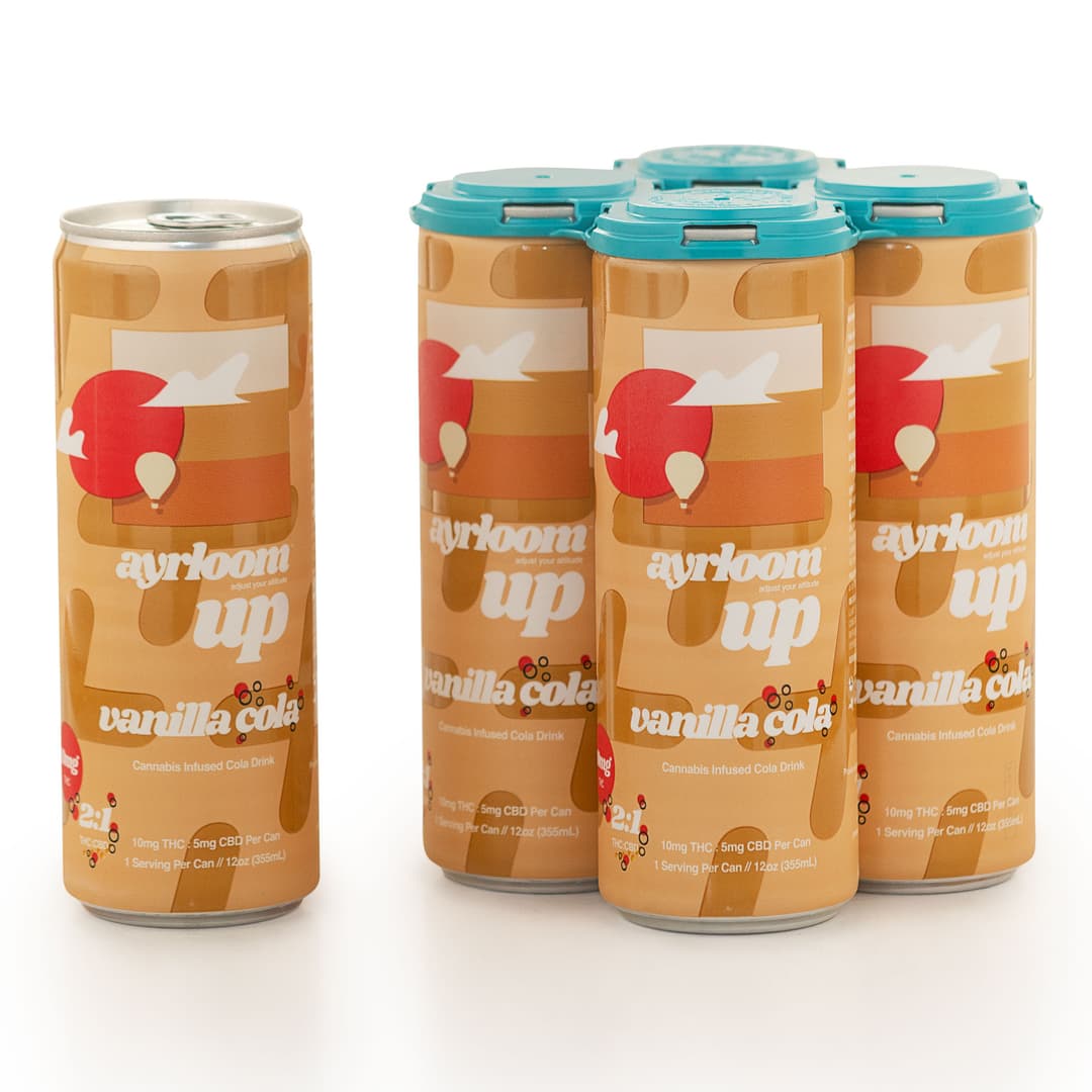"up" 2:1 vanilla cola infused beverage 4-pack • 40mg - ayrloom | Treehouse Cannabis