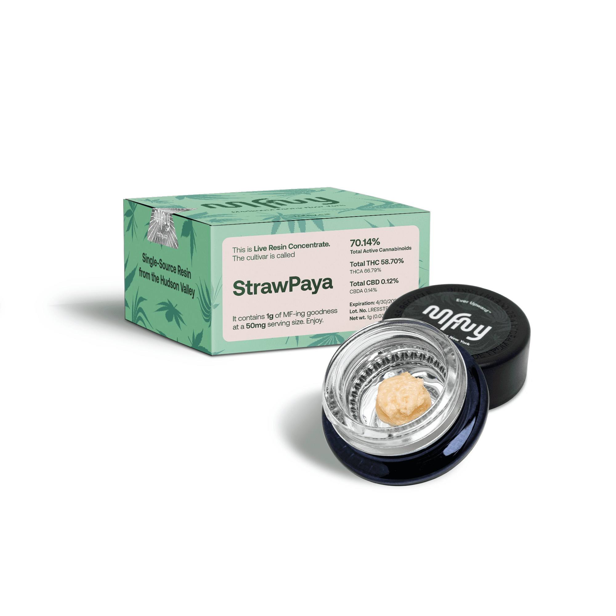 Strawpaya Live Resin Badder 1g MFNY - MFNY