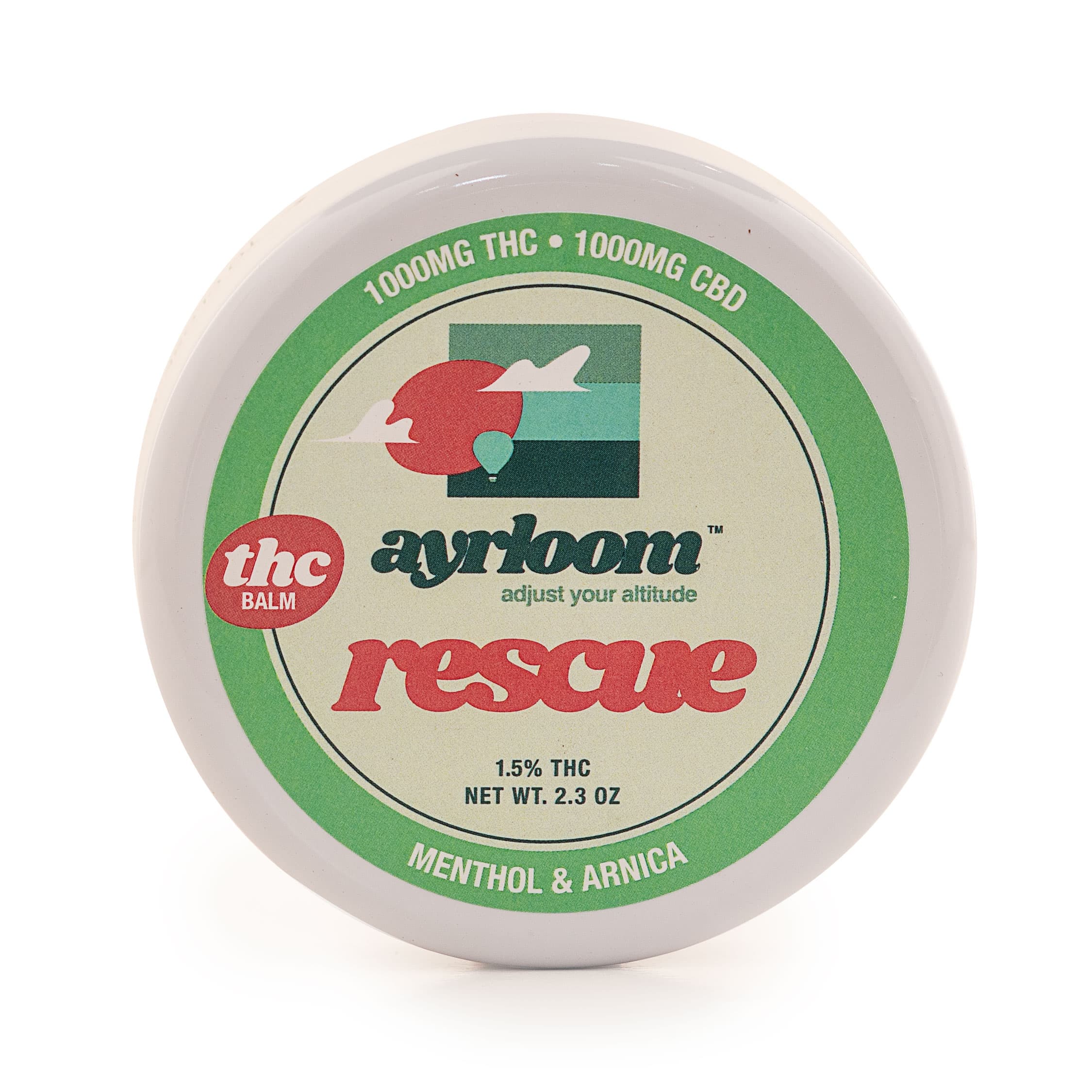 rescue THC balm - ayrloom