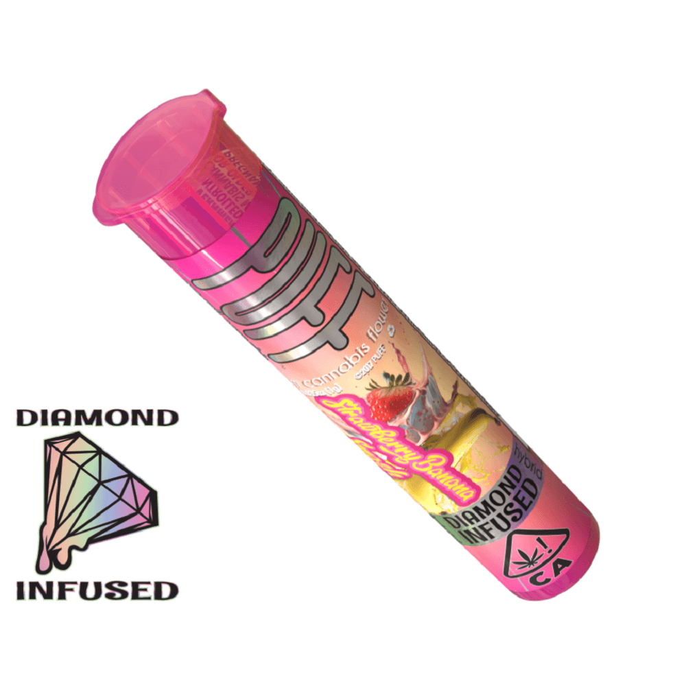 Strawberry Banana Smash Infused Pre-Roll 1g - PUFF