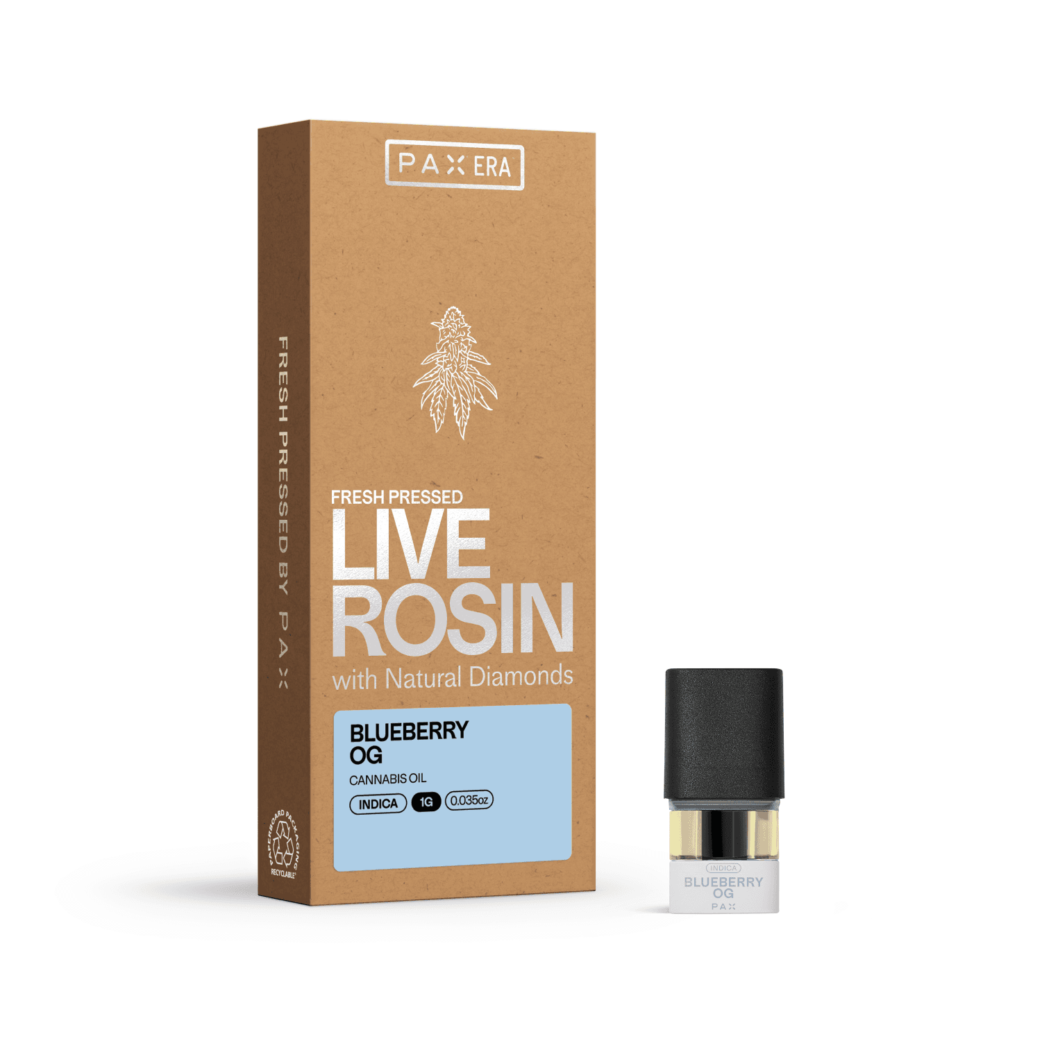 Blueberry OG Live Rosin 1g Pod - PAX