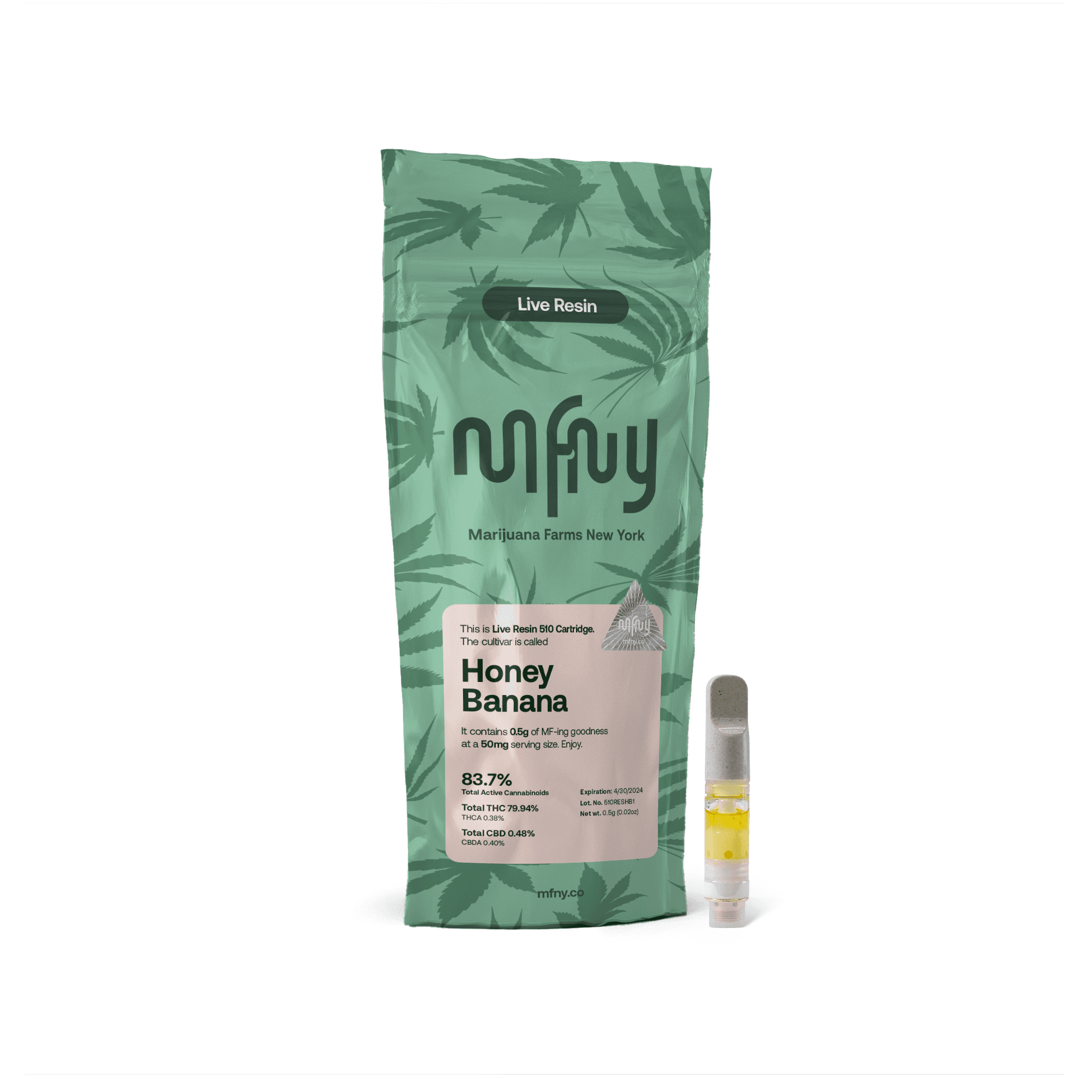 product image for Honey Banana Live Resin 510 Cartridge .5g