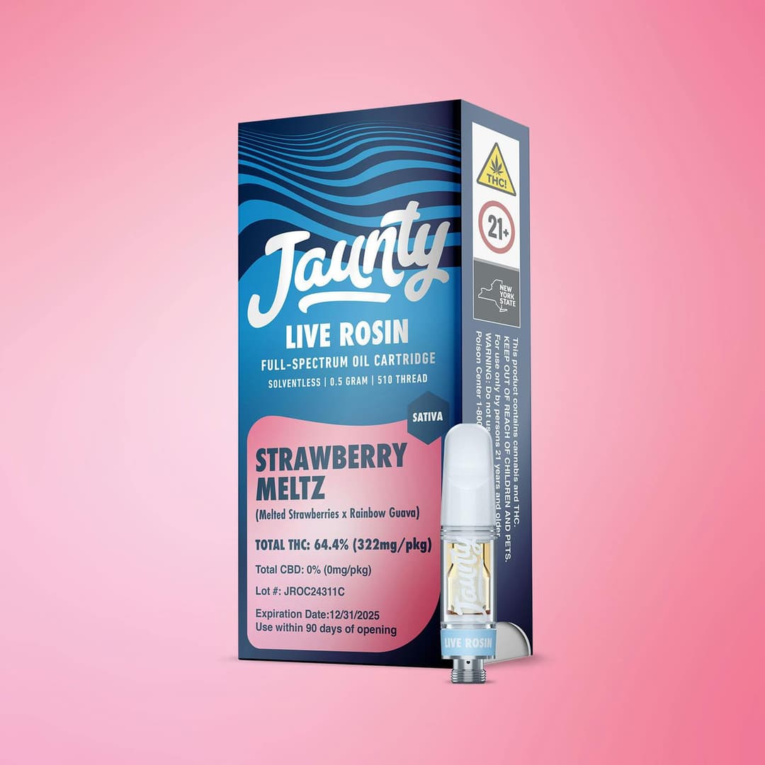 Strawberry Meltz Live Rosin  • Cartridge • - Jaunty | Treehouse Cannabis