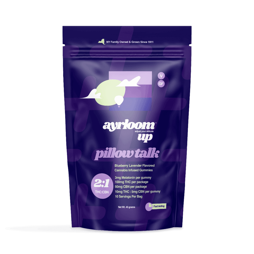 Pillow Talk 2:1 • 10 Pack • Gummies • THC: 100mg, CBD: 50mg - ayrloom | Treehouse Cannabis