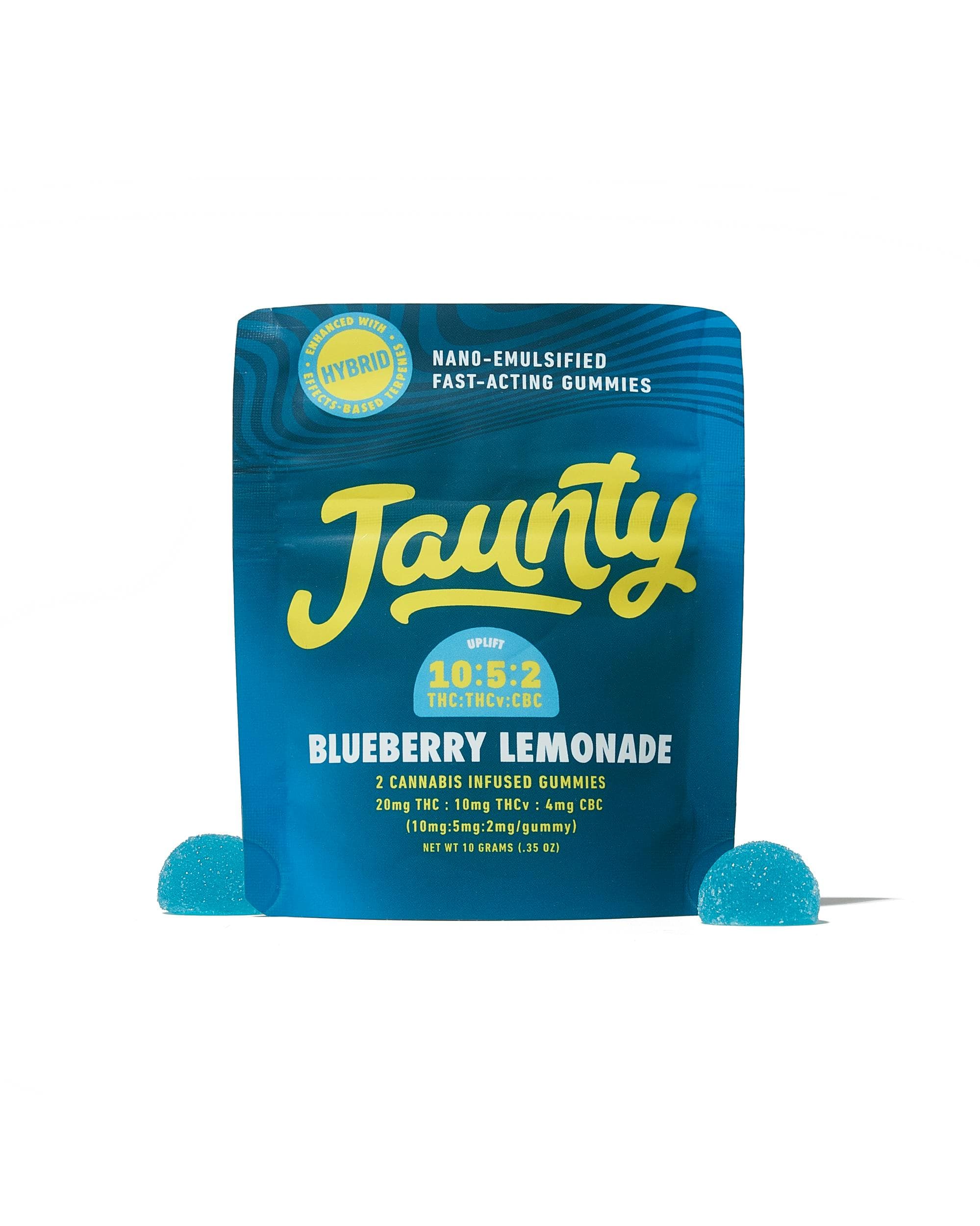 product image for Blueberry Lemonade 10:5:2 THC:THCv:CBC 20mg 2pk