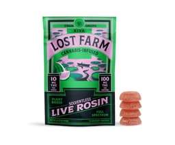 Watermelon x Fatso Live Rosin | Lost Farm | Gummies | 100mg