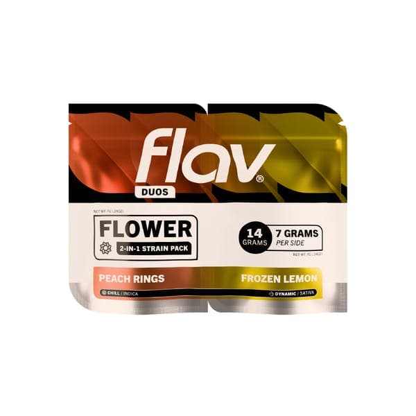Frozen Lemon & Peach Rings Duo • Flower • 14g - Flav | Treehouse Cannabis