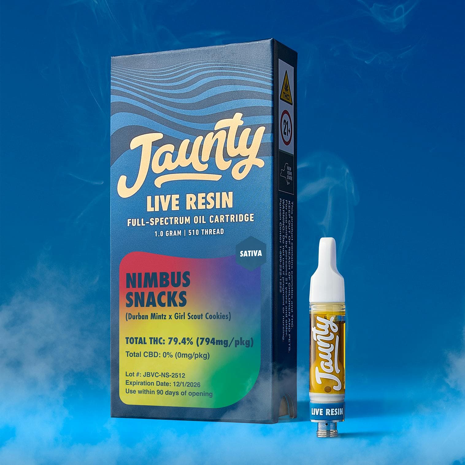 product image for Nimbus Snacks Live Resin Cartridge 1g