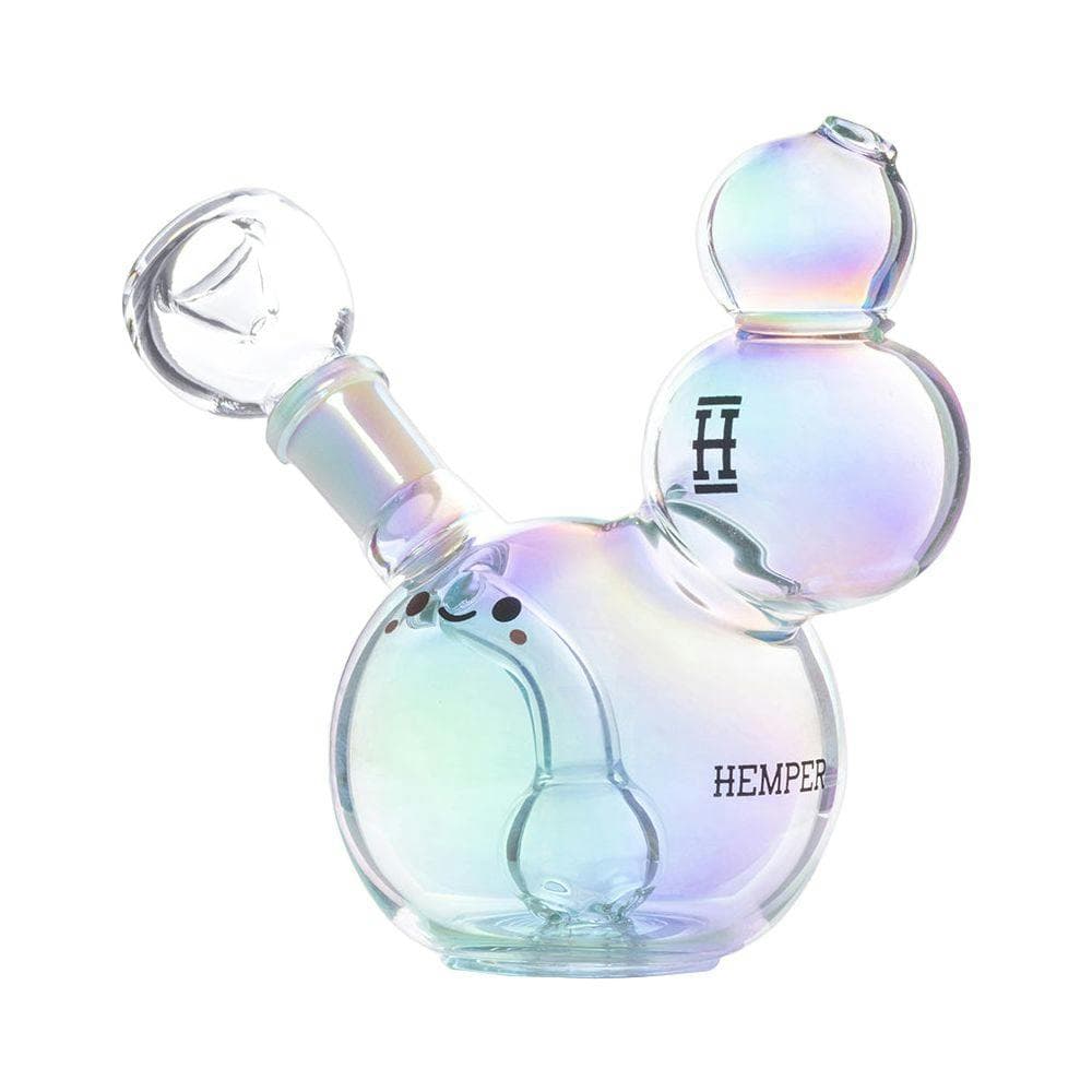 Hemper Bubbles Glass Water Pipe - 4.25" / 14mm F - 