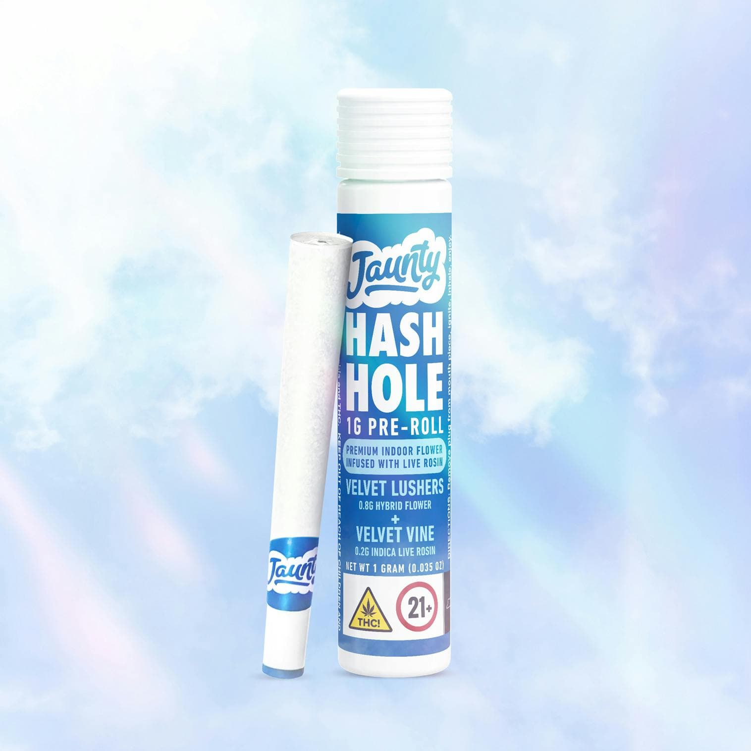 product image for Velvet Lushers + Velvet Vine Hash Hole Pre-roll 1g