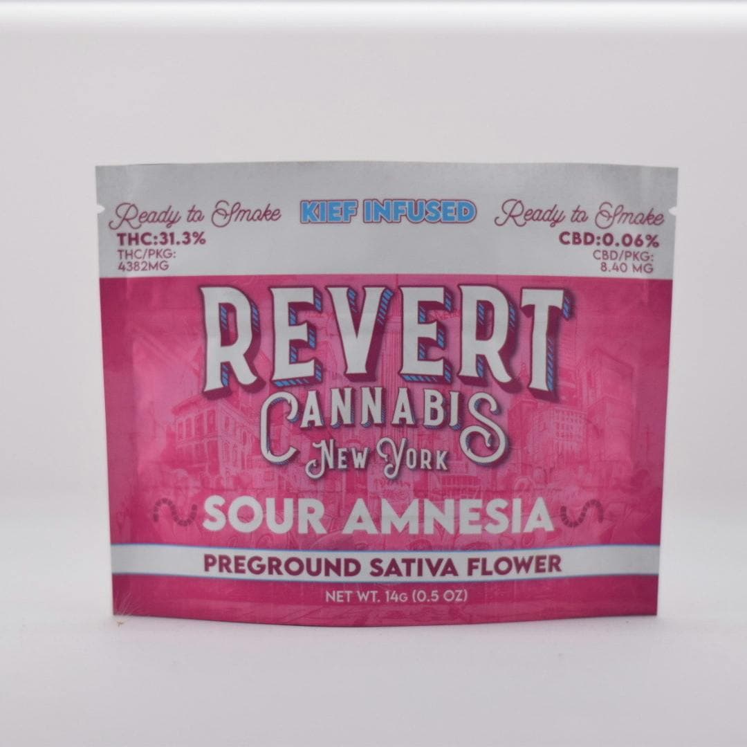 product image for Sour Amnesia l Kief Infused Preground Flower 14g