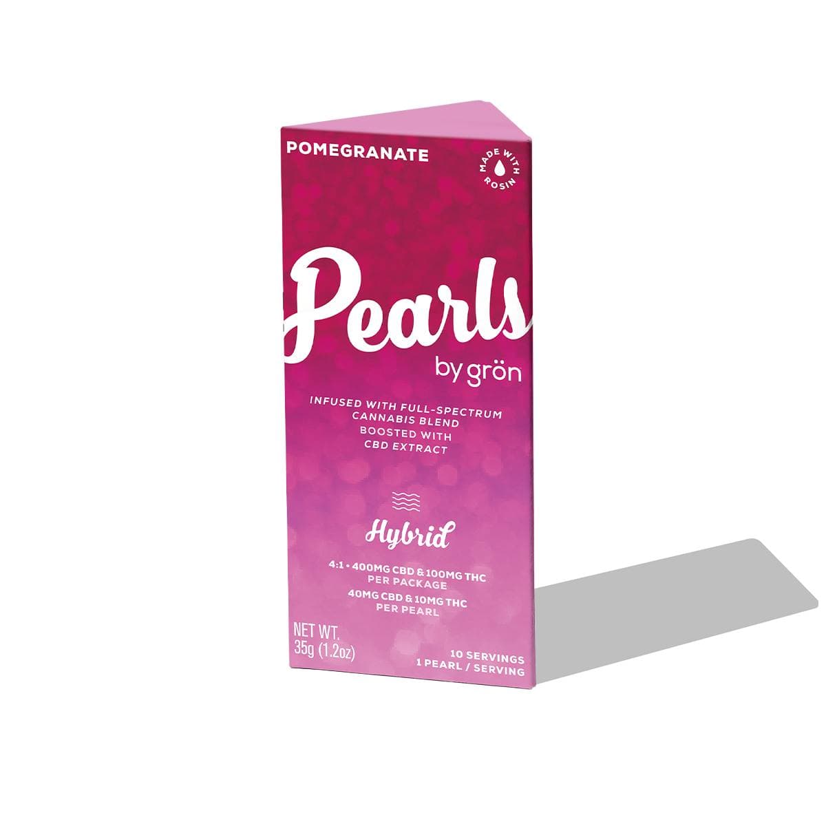 4:1 Pomegranate Pearls - CBD/THC - Hybrid - Grön