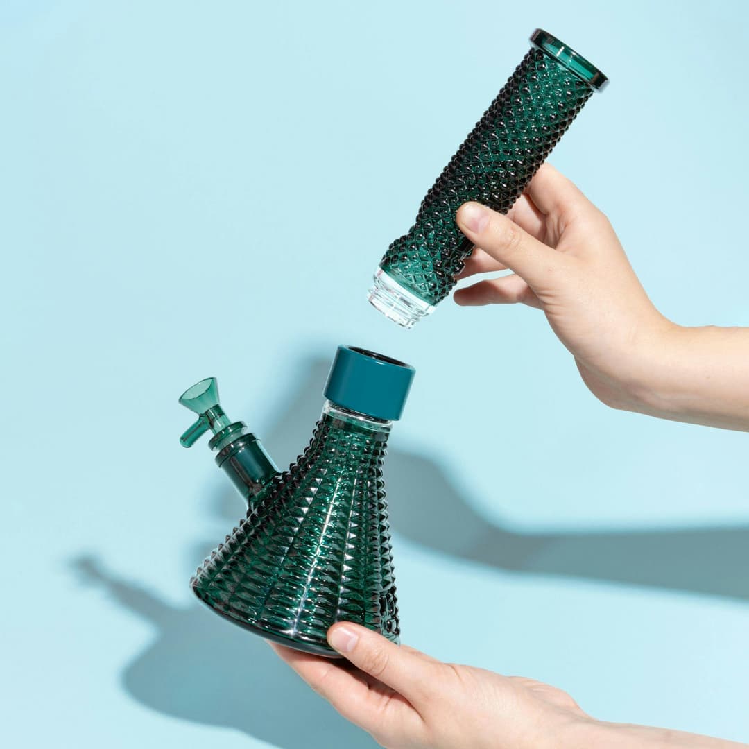 Jane West x Prism Modular Water Pipe • Teal -  | Treehouse Cannabis