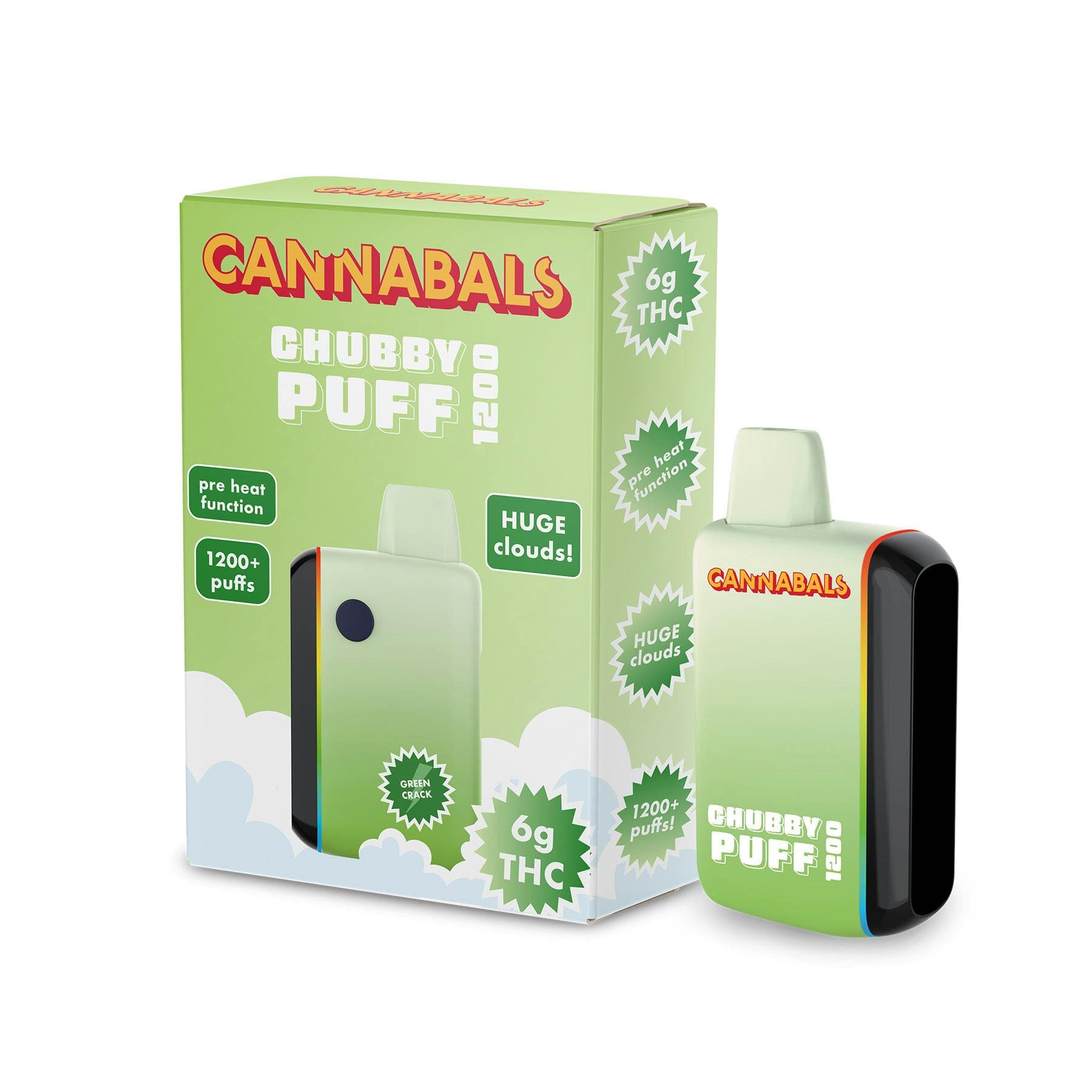product image for Green Crack Chubby Puff Disposable Vape 6g