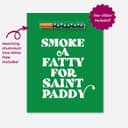 Saint Paddy Greeting Card w/ One Hitter