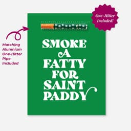 Saint Paddy Greeting Card w/ One Hitter