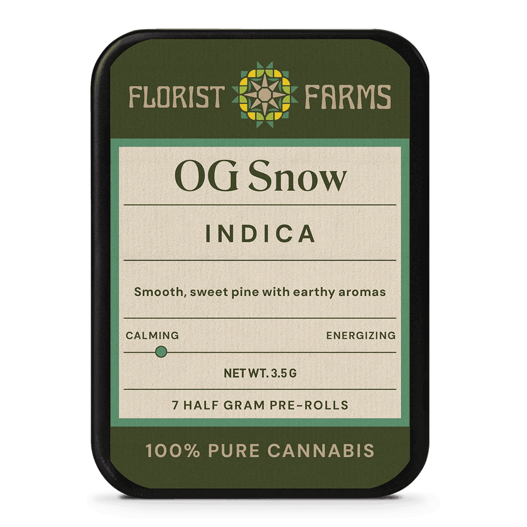 OG Snow • 7 Pack Pre-Rolls • 3.5g - Florist Farms | Treehouse Cannabis