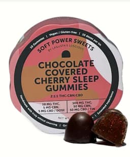 Chocolate Covered Cherry Gummies 2:1:1 THC:CBN:CBD | 100mg