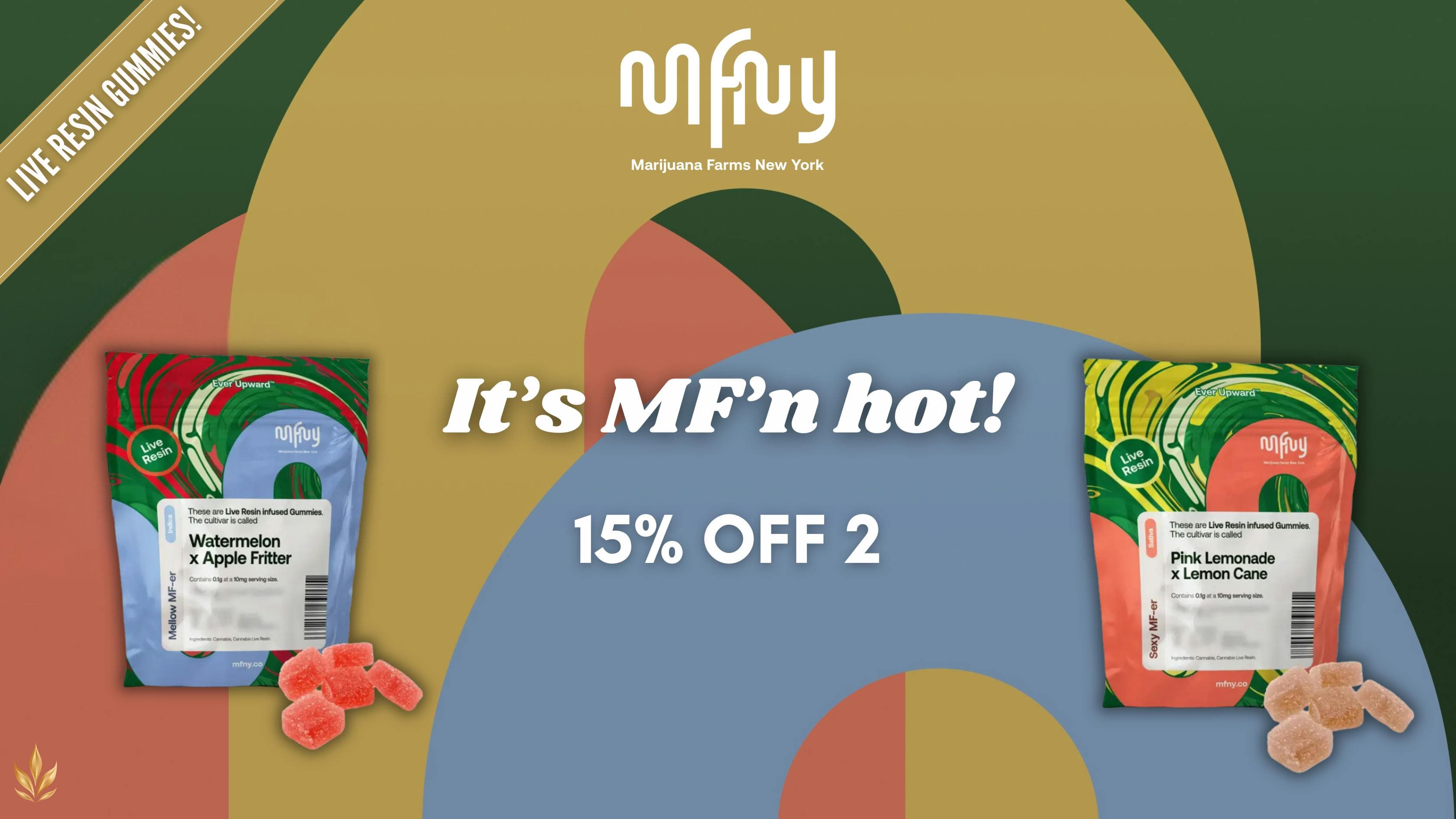 Deal: MFNY Live Resin Gummies – 2 for $35