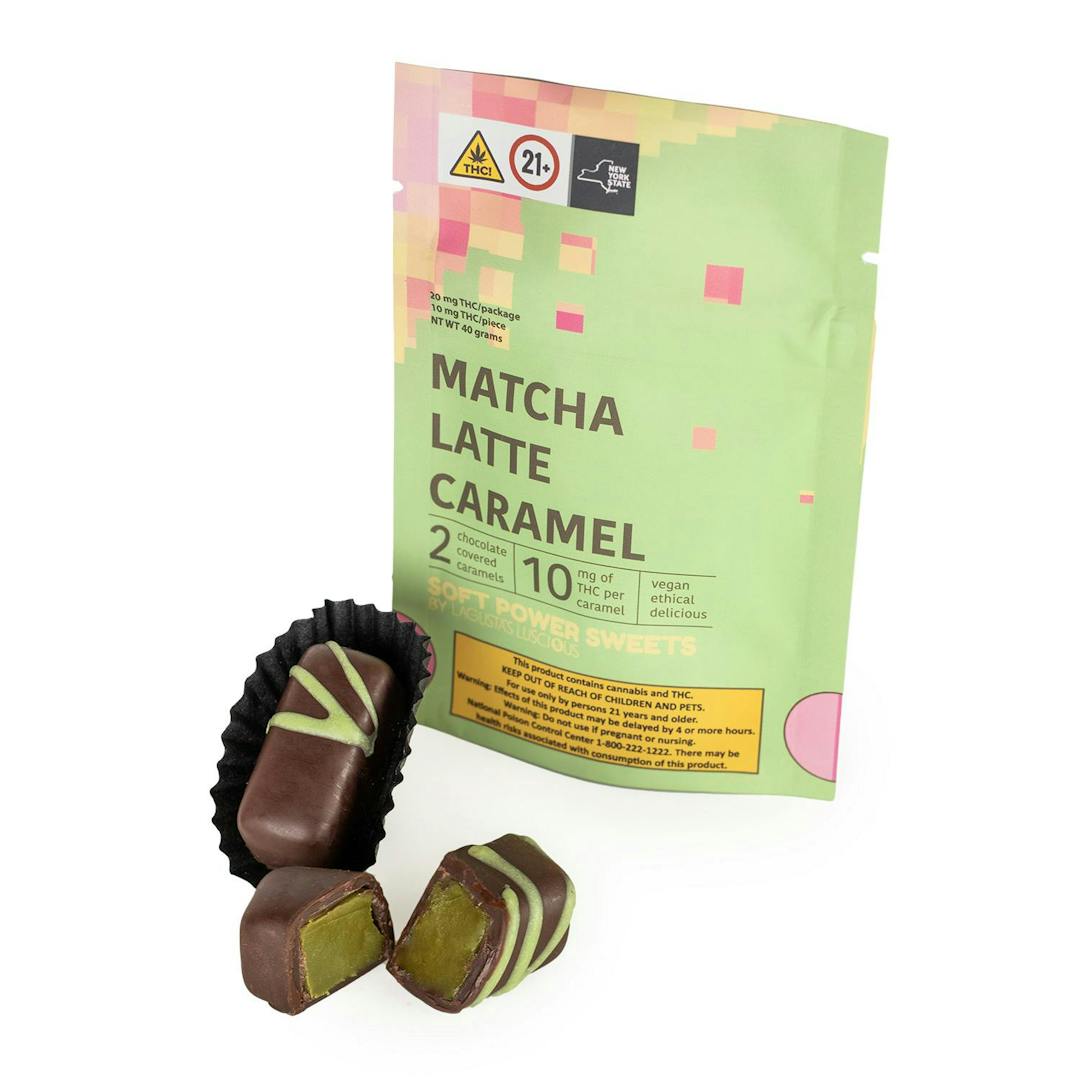 Matcha Caramel Latte Chocolates • 2 Pack - Soft Power Sweets | Treehouse Cannabis - Weed delivery for New York