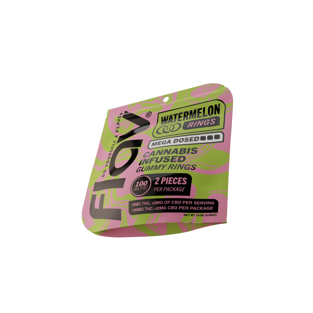Watermelon Mega Rings - 100mg - Flav | Treehouse Cannabis