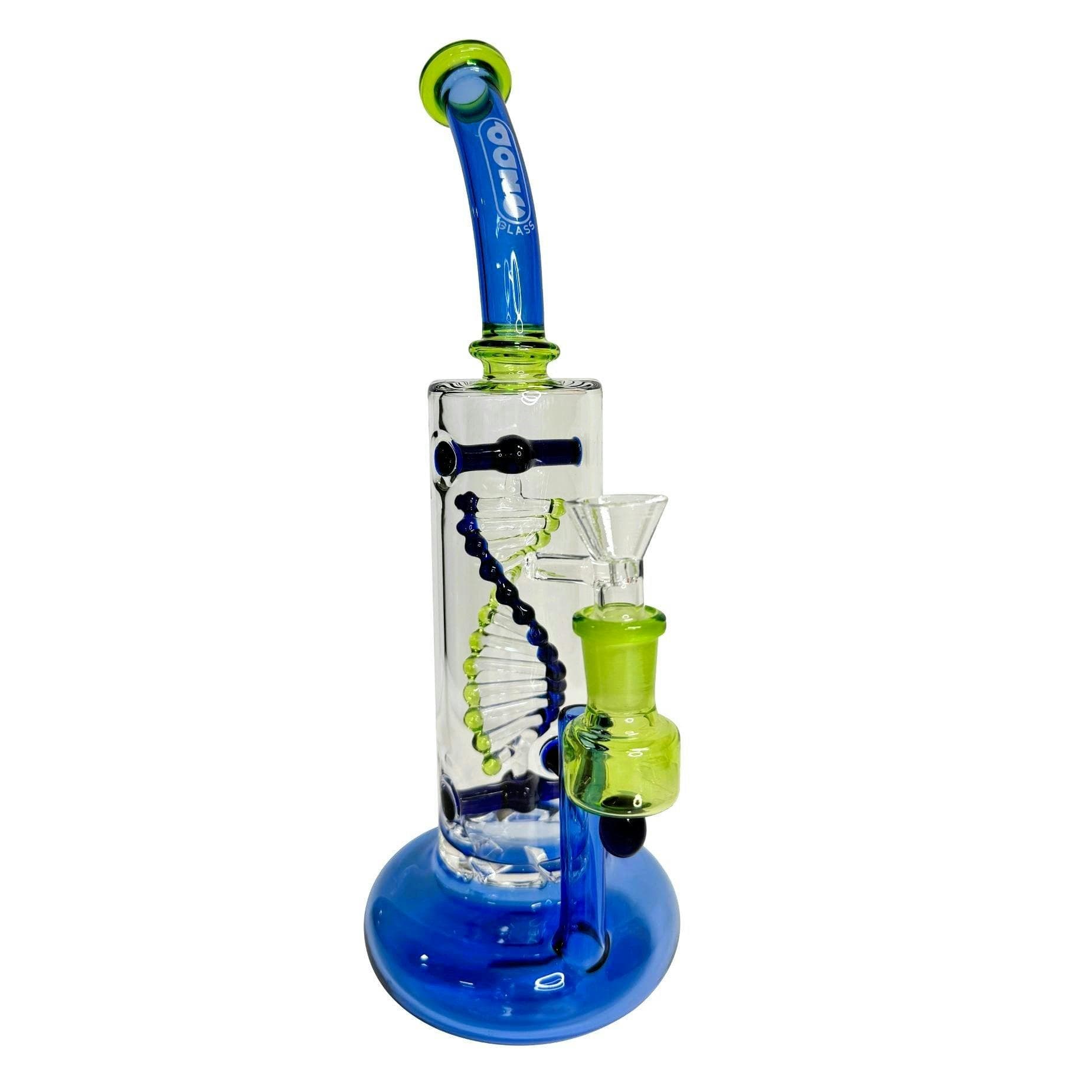 Daze Glass - 2nd Gen Spinning DNA & Turbine Perc Glass Water Pipe - 