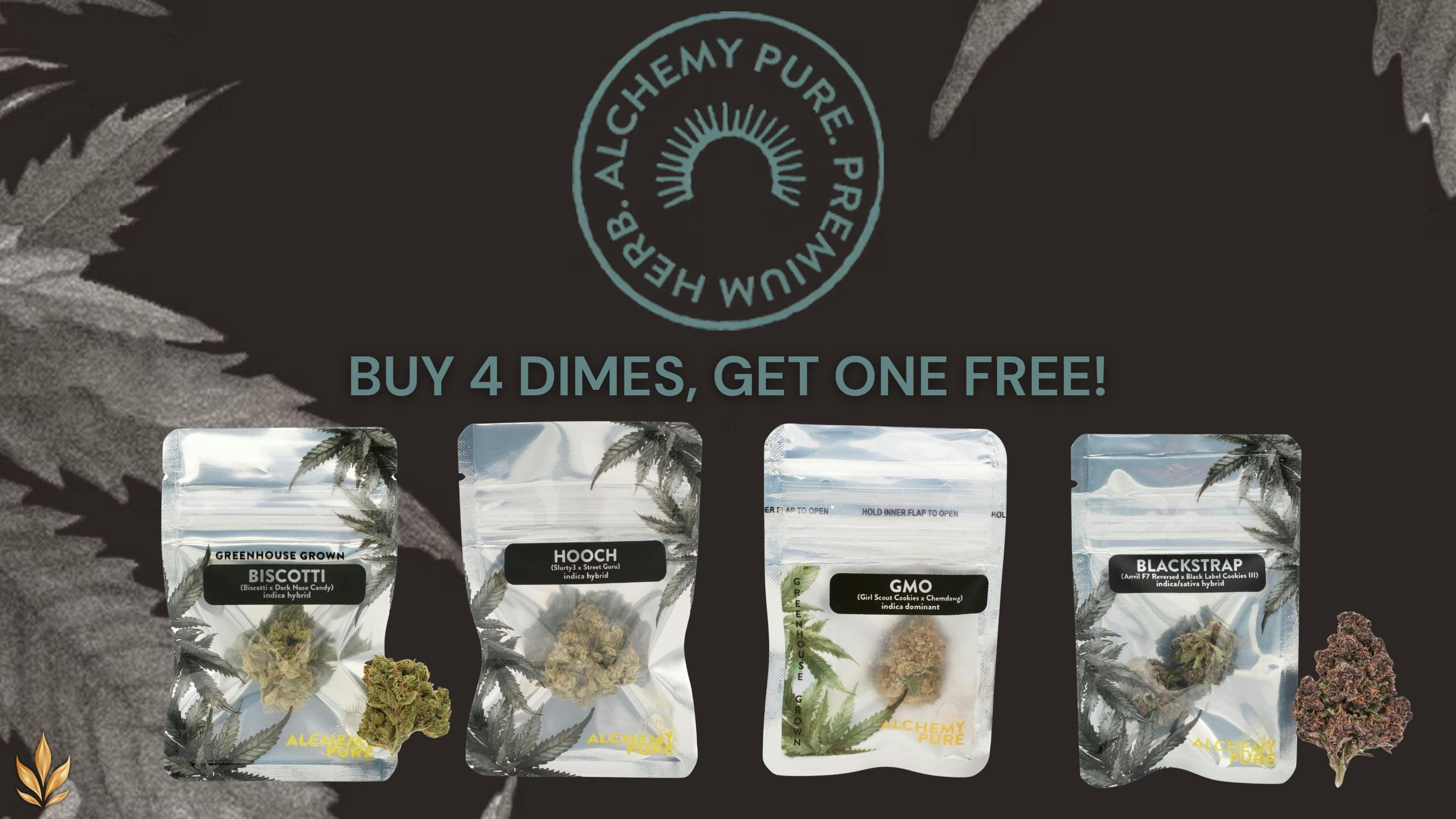 Alchemy Pure – Buy 4 Dimes, Get 1 Free