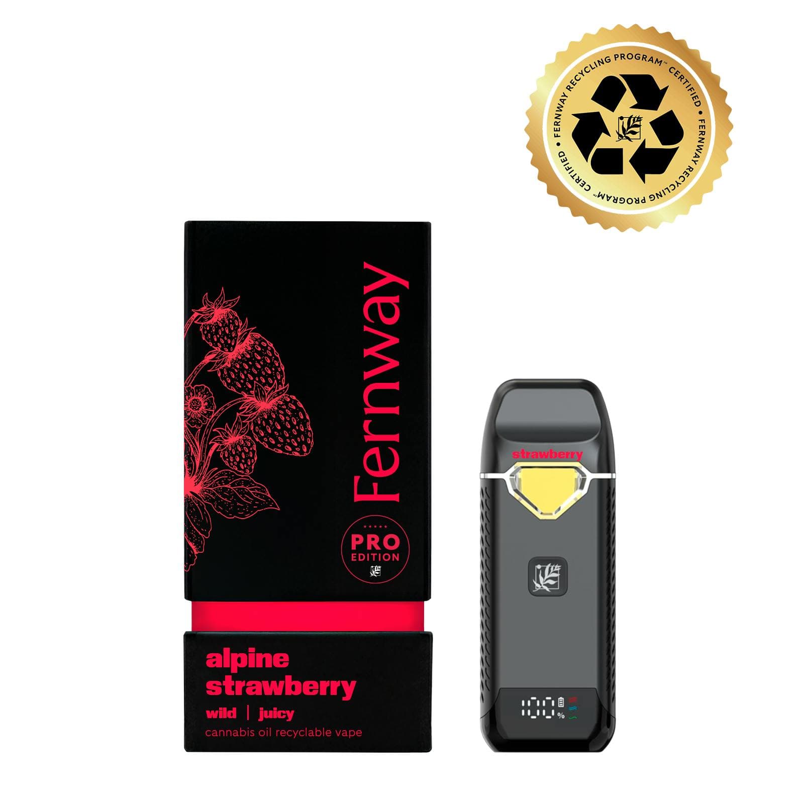 product image Alpine Strawberry • T-pro Disposable Vape • 2G