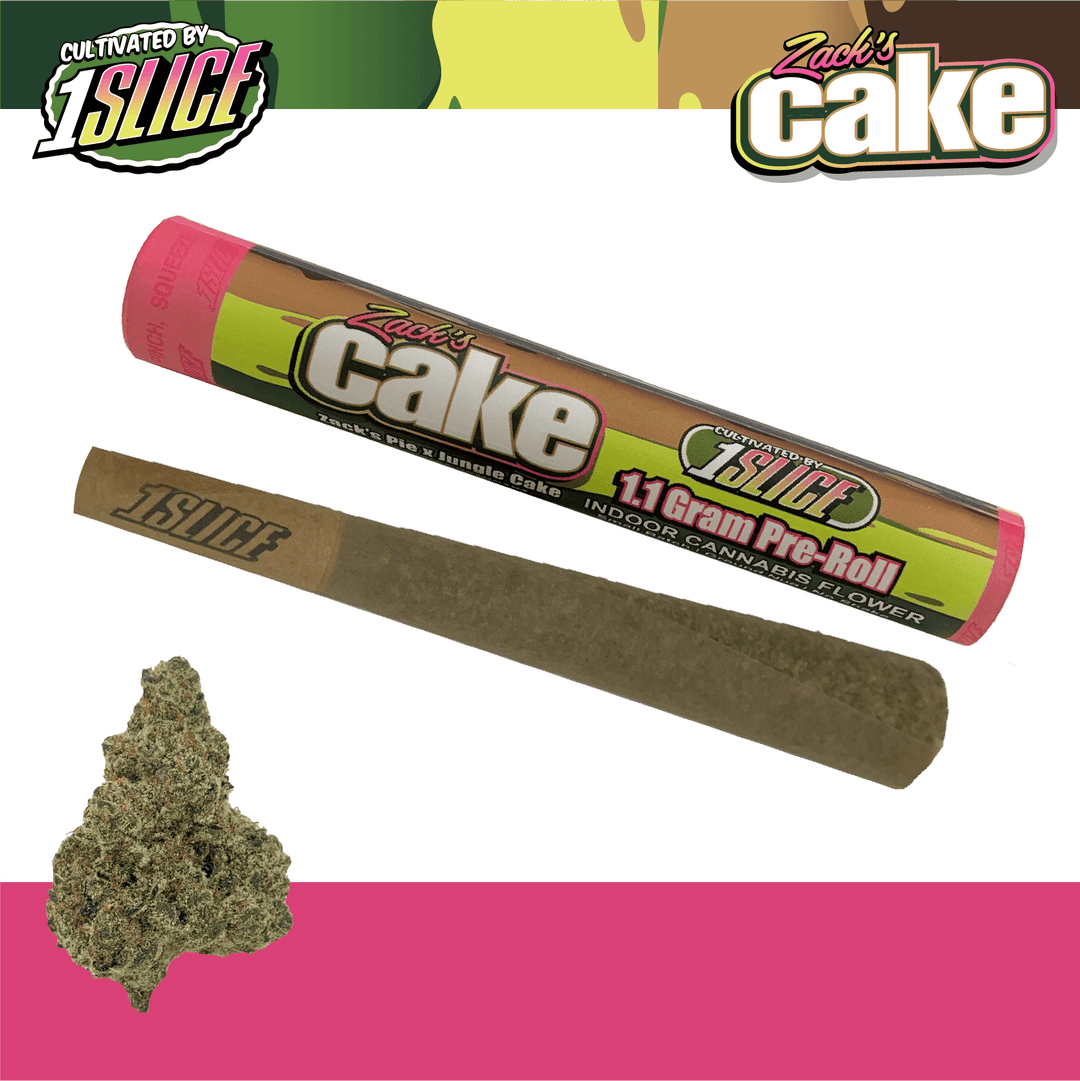 Zack's Cake • Pre-roll • 1.1g - 1Slice | Treehouse Cannabis