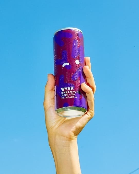 Black Cherry Fizz 1:1 • Single Seltzer • 12oz • WYNK -  | Treehouse Cannabis