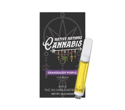 Graddaddy Purpl | Resin infused Vape Cartridge | 1g
