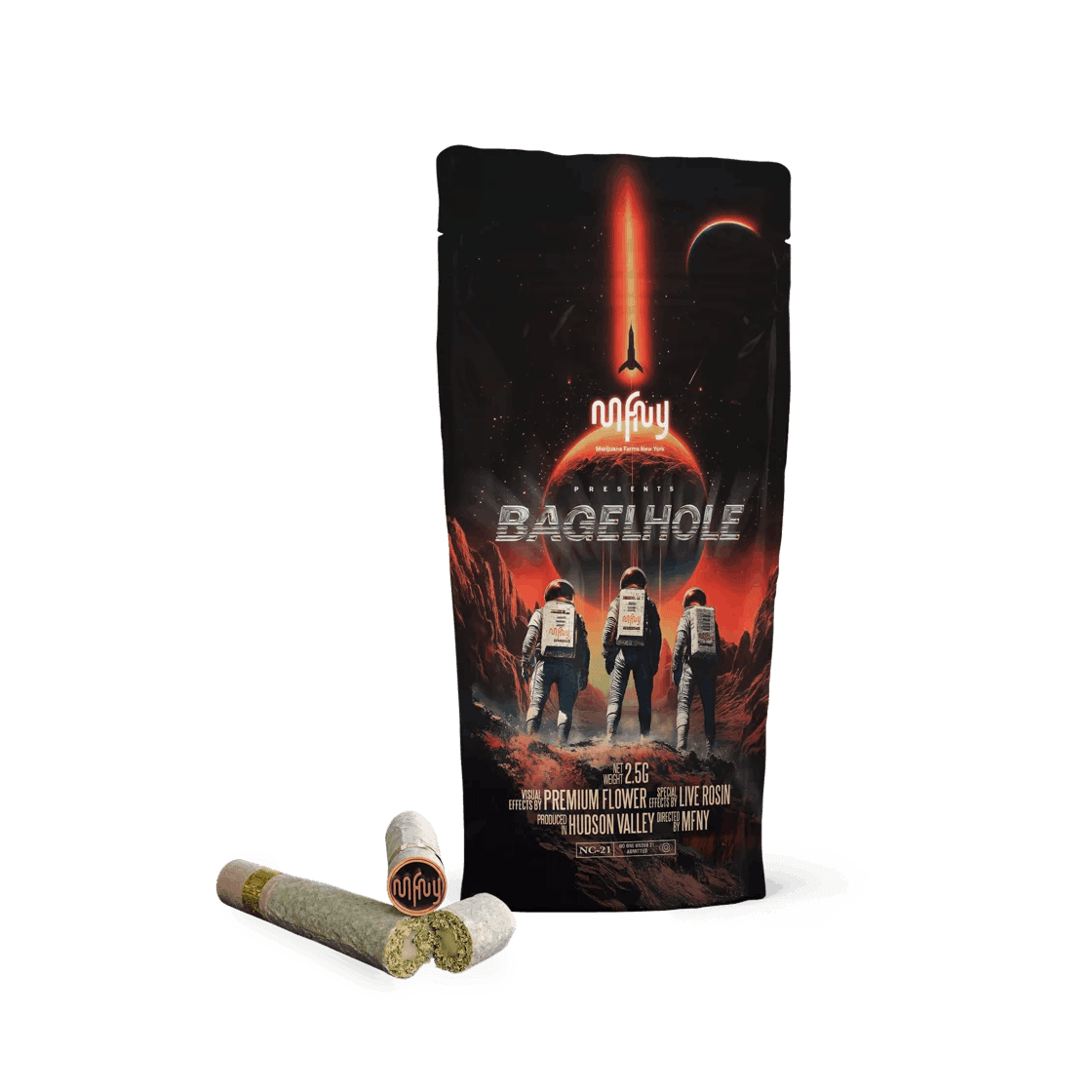 Bagel Hole PB & J x Strawpaya Rosin Rosin Infused Pre-Roll - MFNY