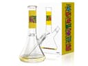Keith Haring - 12" water pipe w/ bowl (Yellow)