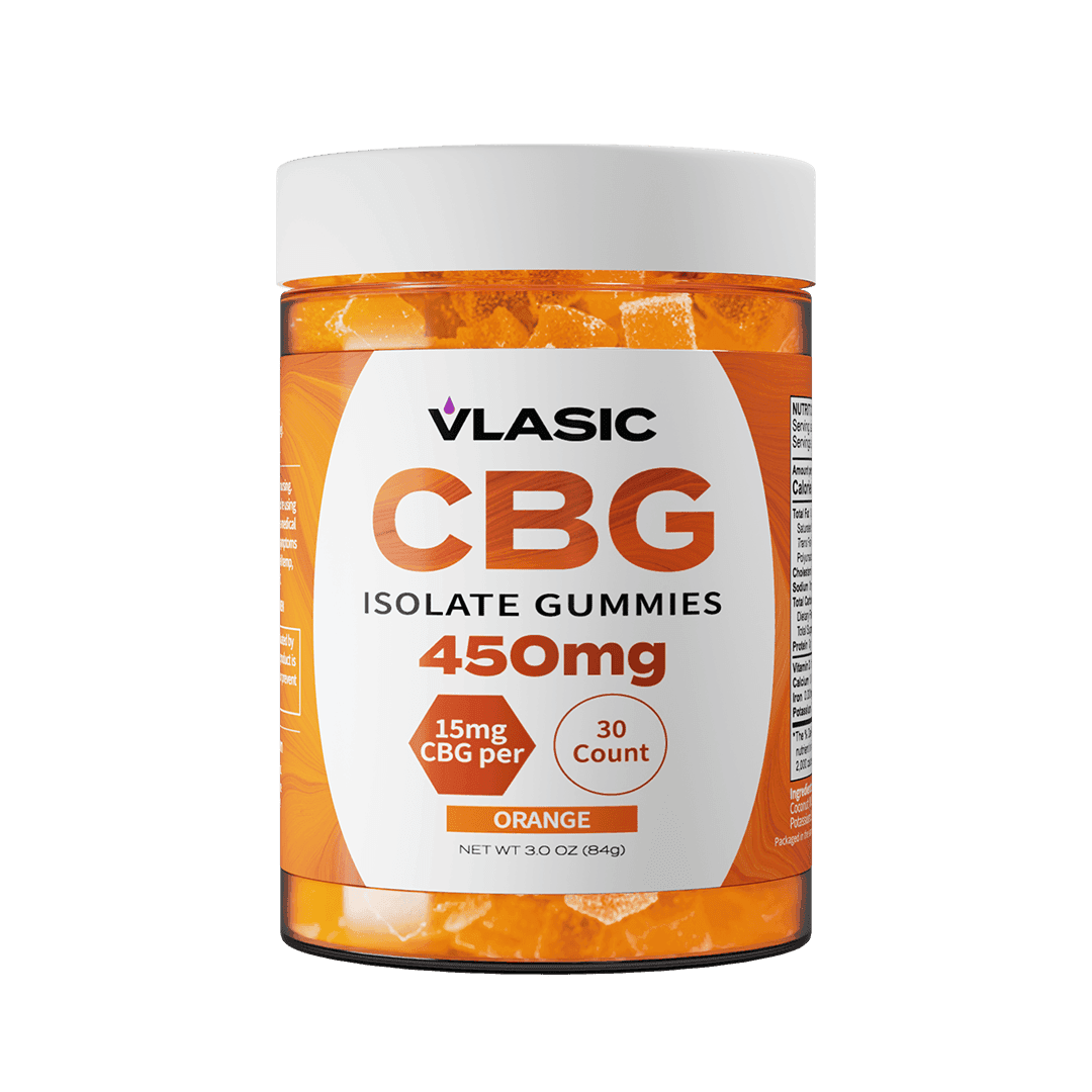 product image for Orange - CBG Isolate Gummies 30 count, 450mg