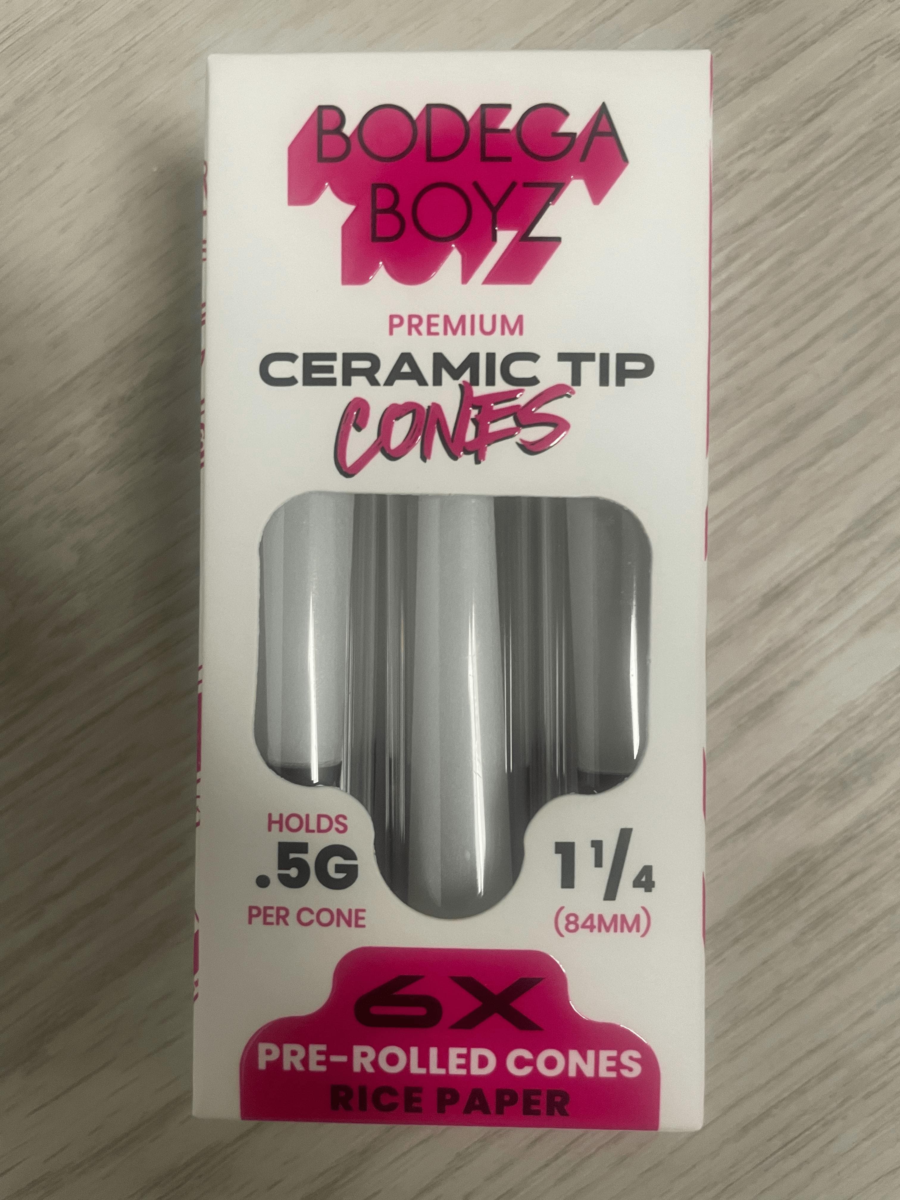 Ceramic Tip Premium Cones 6 Pack - BODEGA BOYZ