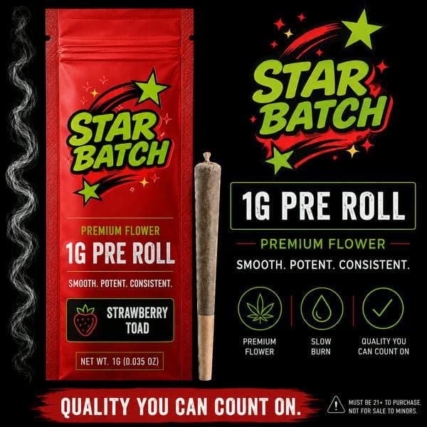 product image Strawberry Toad | Pre- Roll | 1g