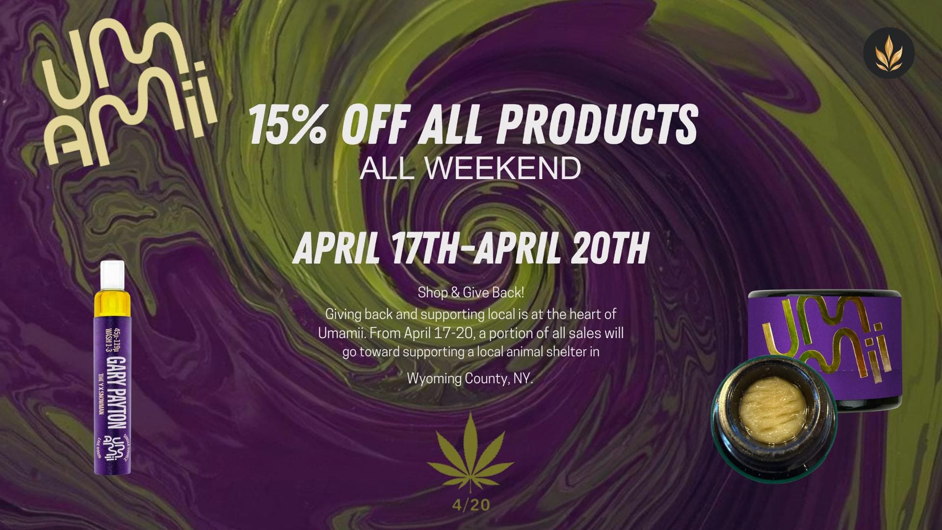 15% Off All Umamii Products!