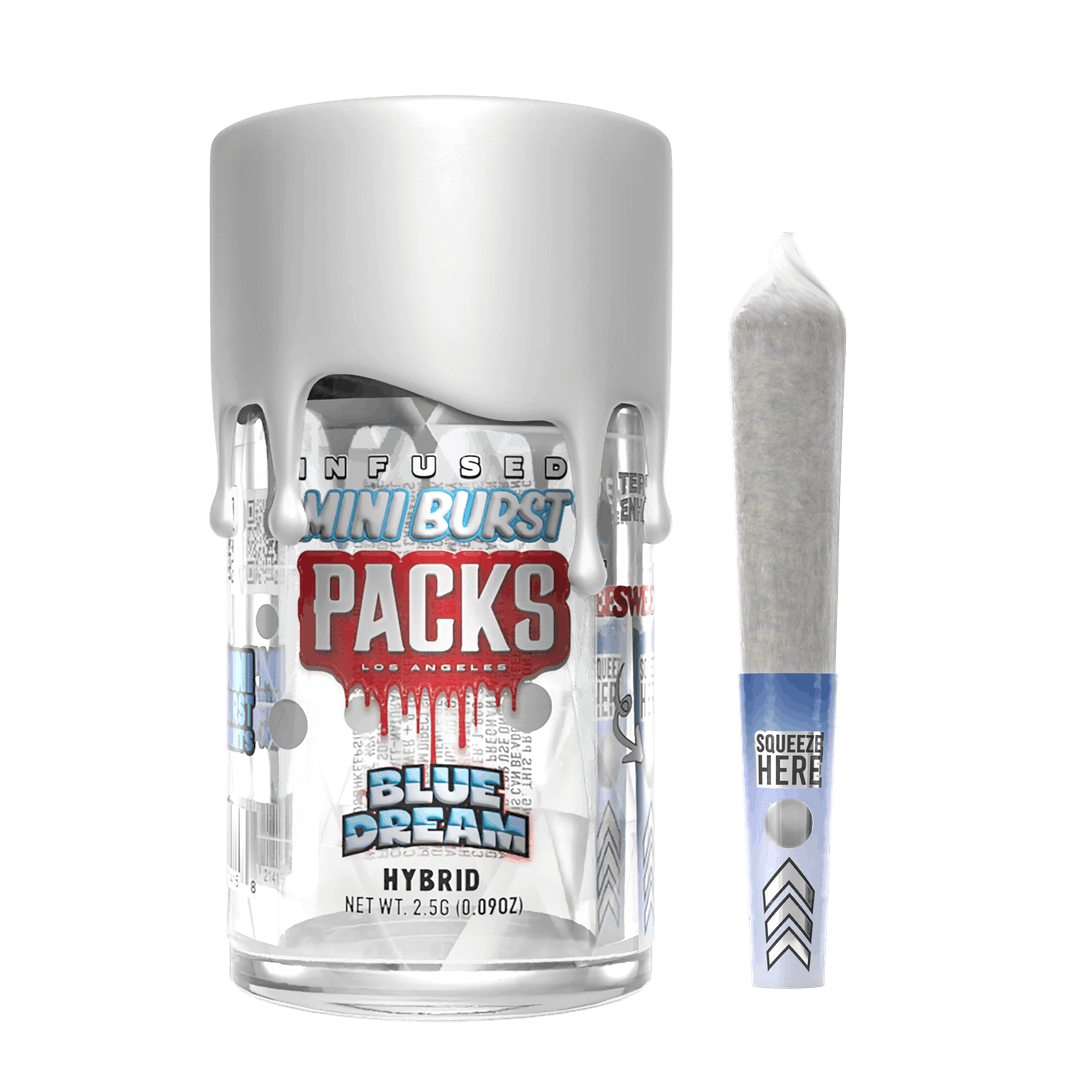 Blue Dream • Mini Burst 5 pack Pre-Rolls • 2.5g - PACKS LA | Treehouse Cannabis