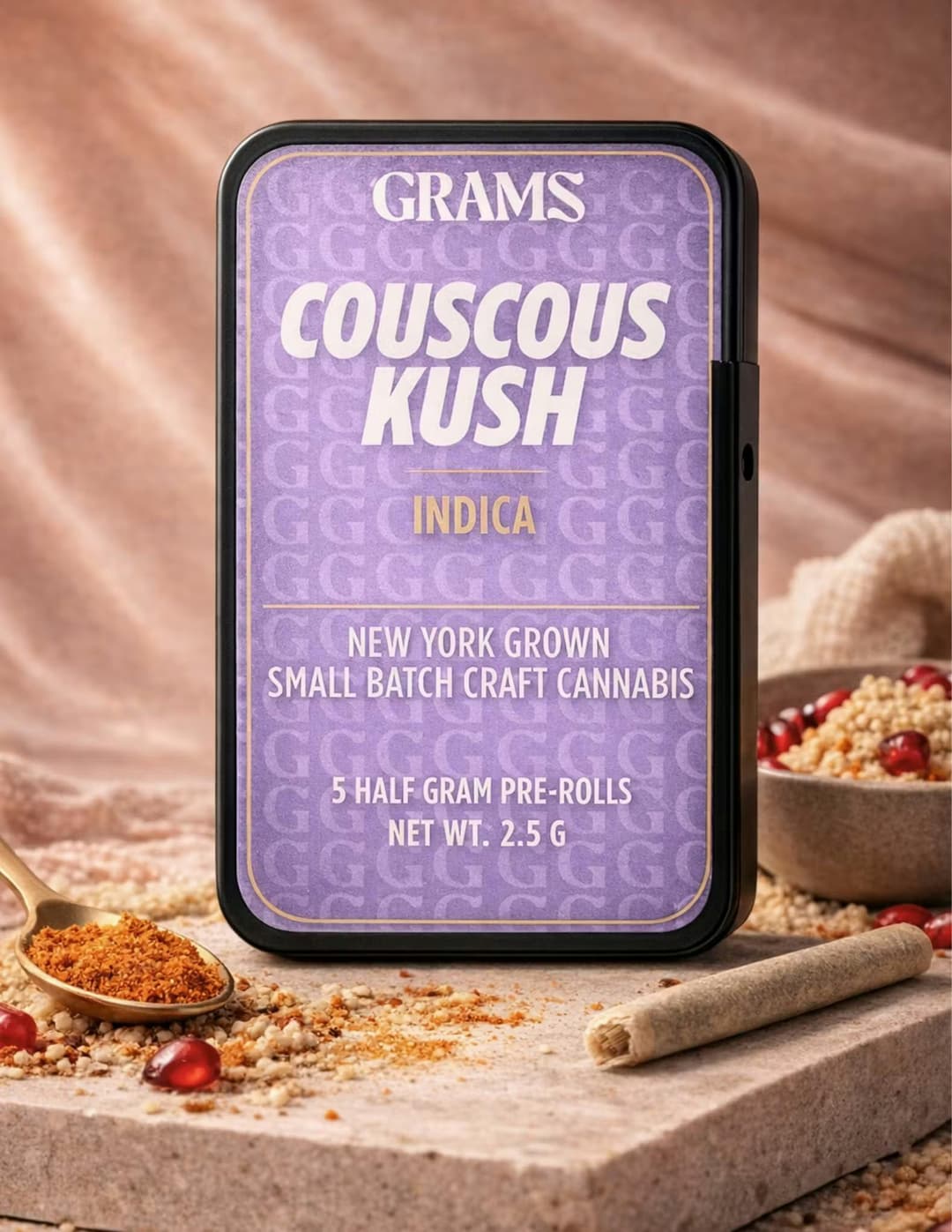Couscous Kush • 5pk Pre-rolls • 2.5g - Grams | Treehouse Cannabis