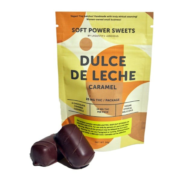 product image for Super Power Dulce De Leche Caramel Candy Bar 100mg