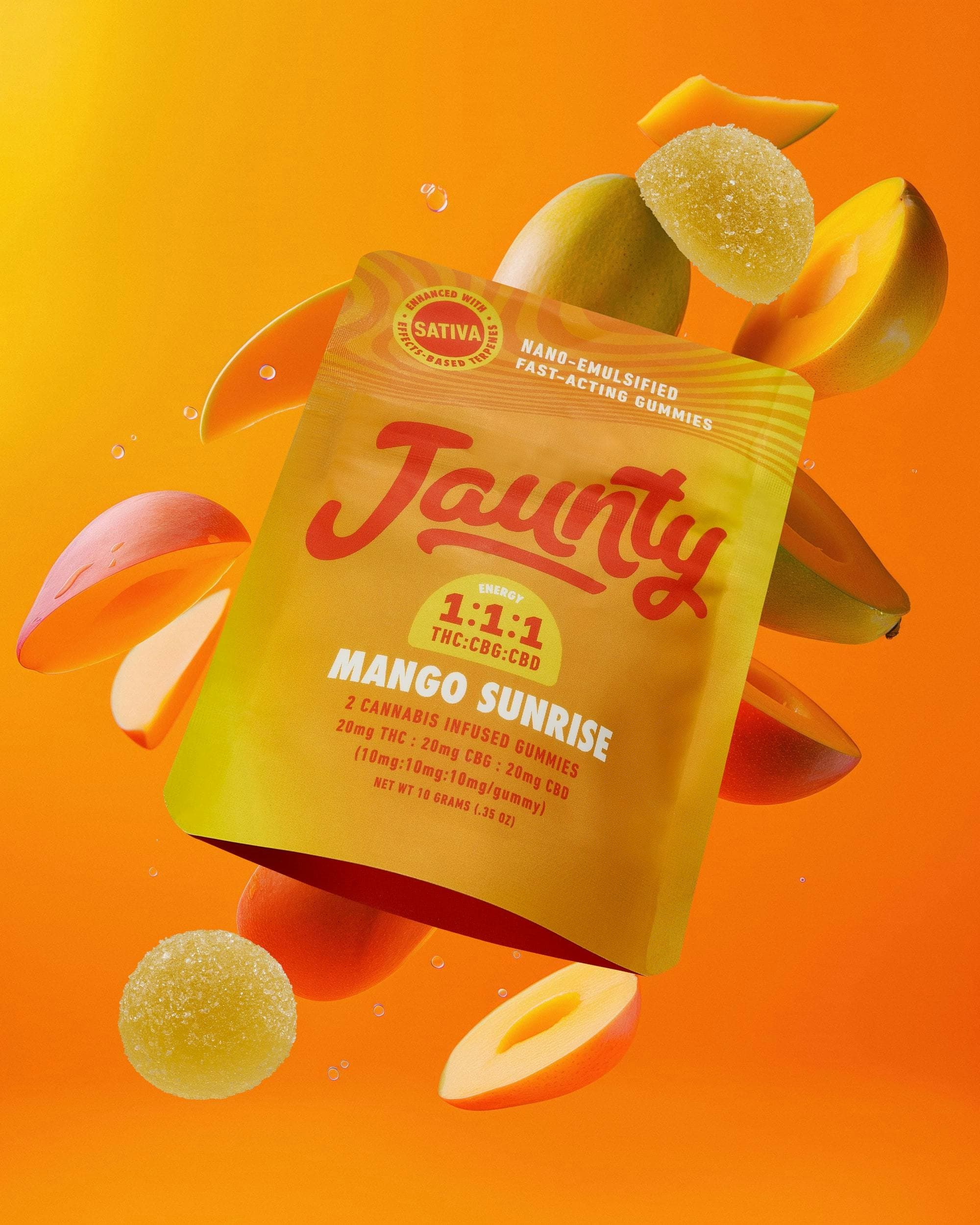 product image for Mango Sunrise Gummies 2 Pack 20mg