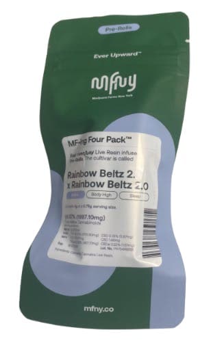 product image for Rainbow Beltz 2.0 X Rainbow Beltz 2.0 4pk Pre-Rolls 3g