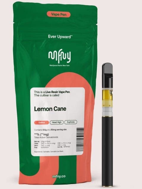 Lemon Cane Live Resin • Vape Pen • .5g - MFNY | Treehouse Cannabis