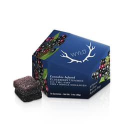 Elderberry 2:1 CBN + Indica Enhanced | 10 Pack | Gummies | THC: 100mg, CBN: 50mg