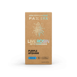 Purple Afghani • Live Rosin w/ Diamonds Disposable 1g