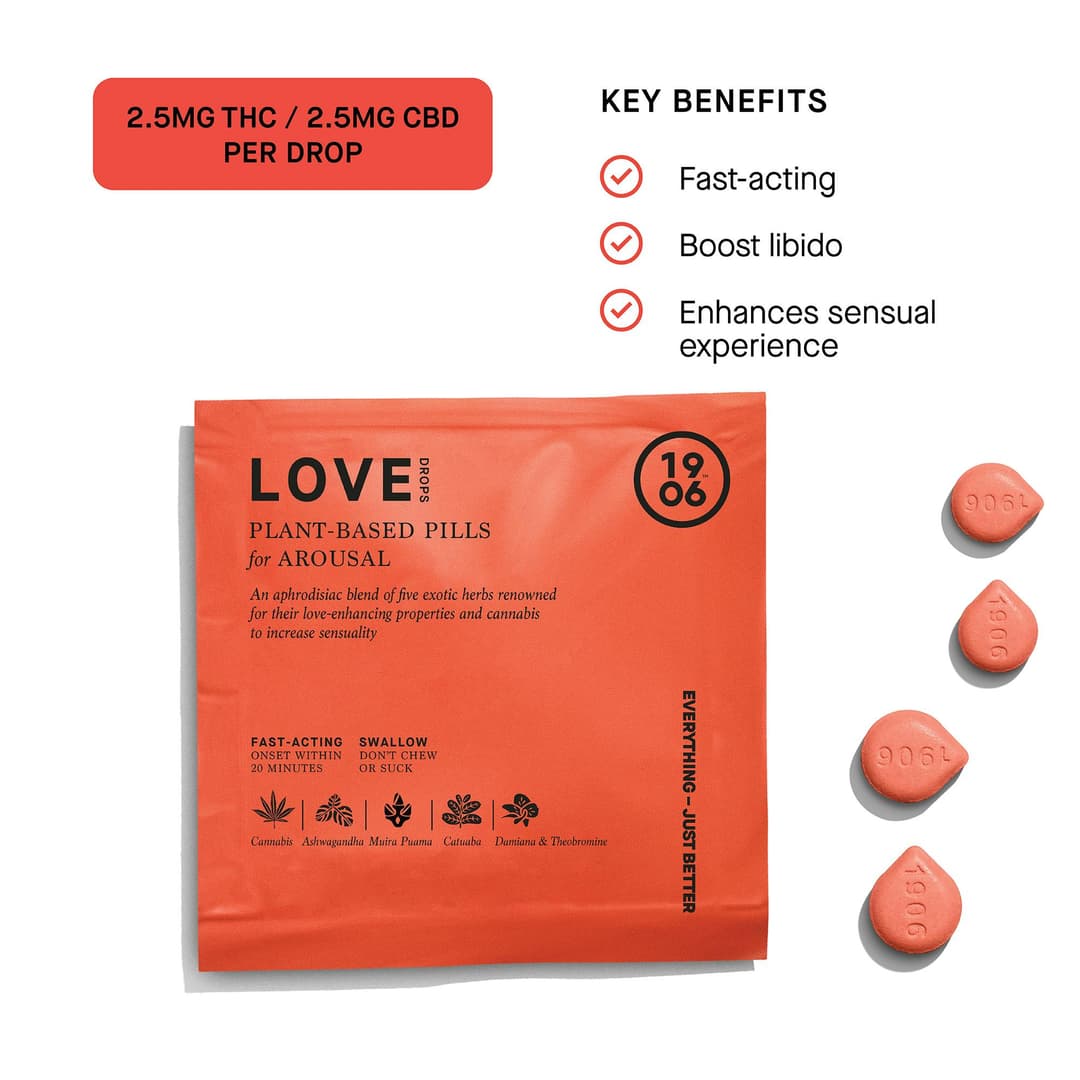 Love • Tablets • 10mg THC:10mg CBD • 4-pack • 1906 - 1906 | Treehouse Cannabis