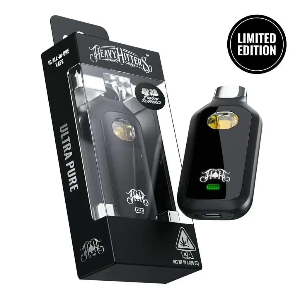 Hindu Kush "Limited Kush" Ultra Extract High Potency oil • Disposable Vape • 1g - Heavy Hitters | Treehouse Cannabis