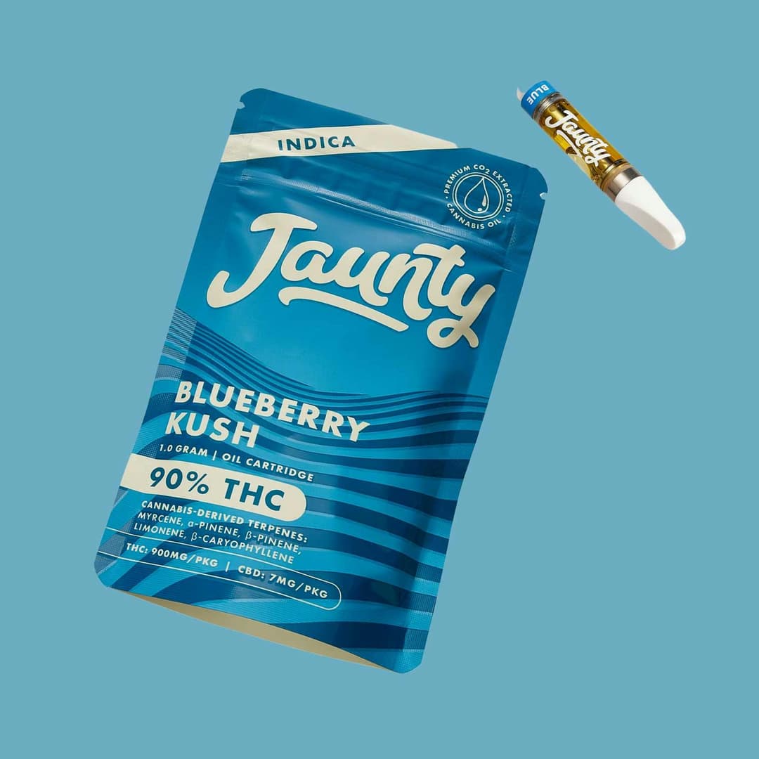 Blueberry Kush • 510 Cartridge • 1g - Jaunty | Treehouse Cannabis