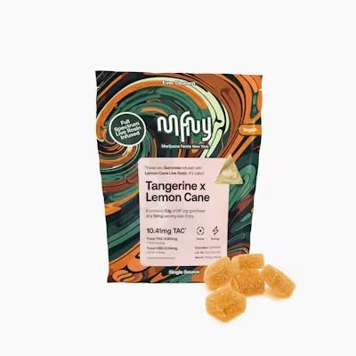Tangerine x Lemon Cane #5 Live Rosin Gummies •  10 Pack - MFNY | Treehouse Cannabis - Weed delivery for New York